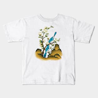 Minhwa: 2 Titmouses C Type (Korean traditional/folk art) Kids T-Shirt